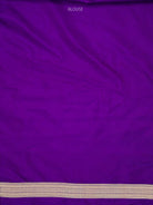Purple Silk Shikargah Brocade Handloom Banarasi Saree - Sacred Weaves