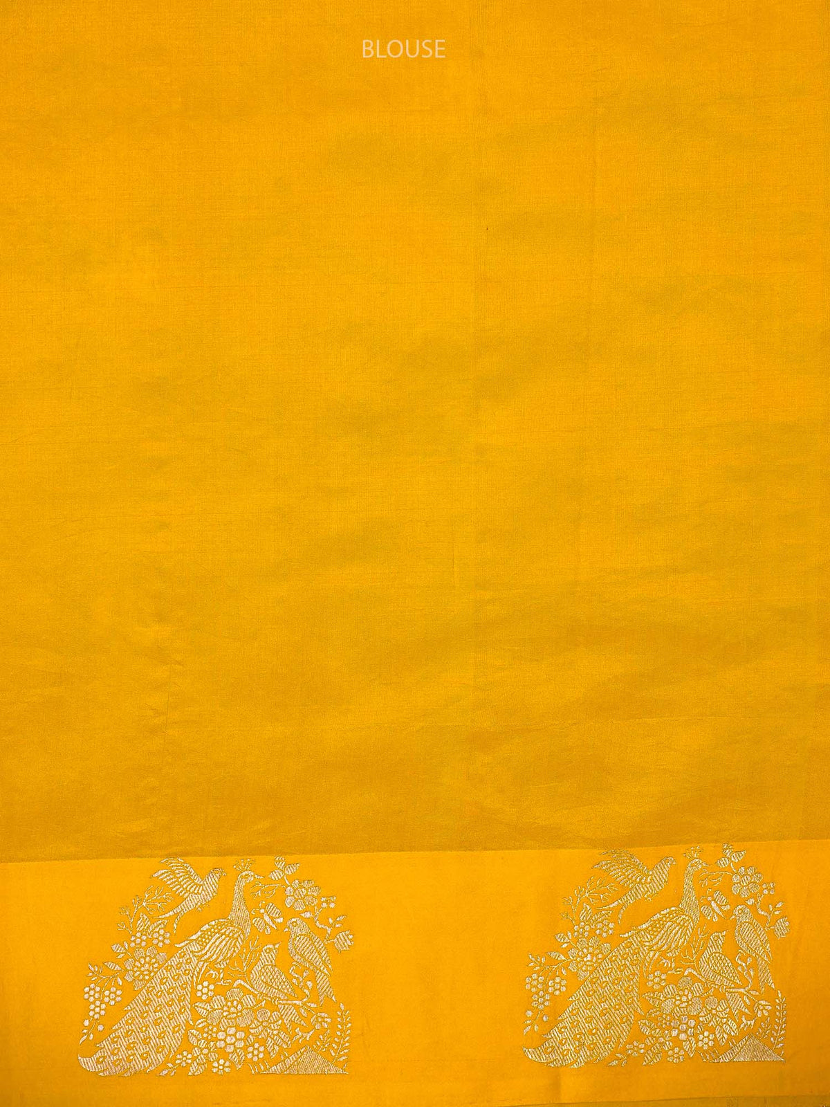Yellow Meenakari Katan Silk Handloom Banarasi Saree