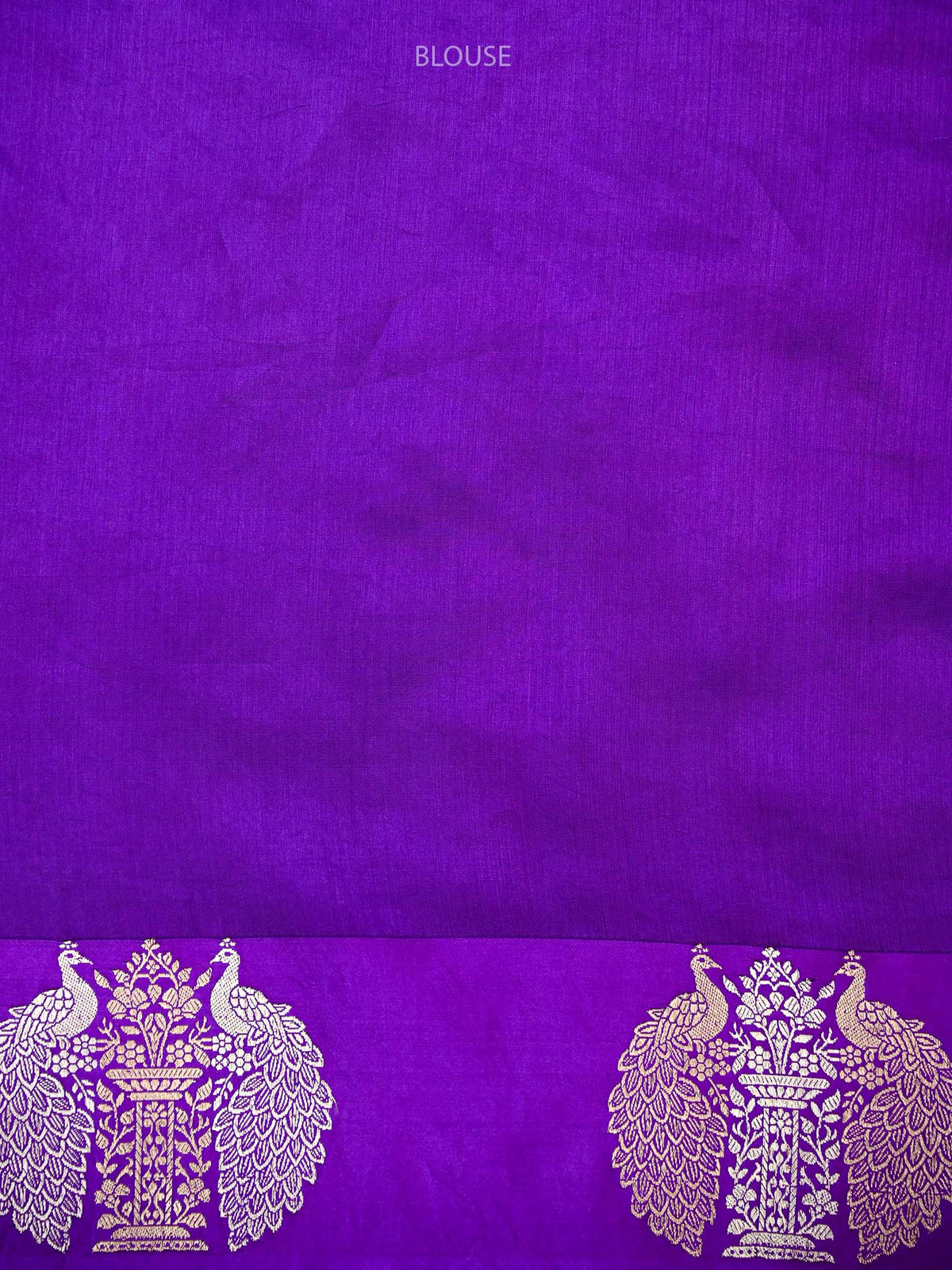 Purple Meenakari Katan Silk Handloom Banarasi Saree