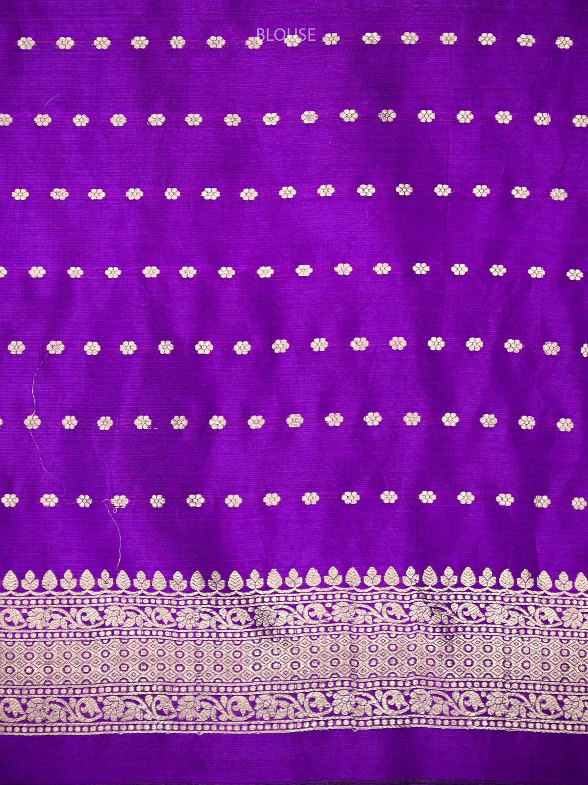 Purple Meenakari Katan Silk Handloom Banarasi Saree