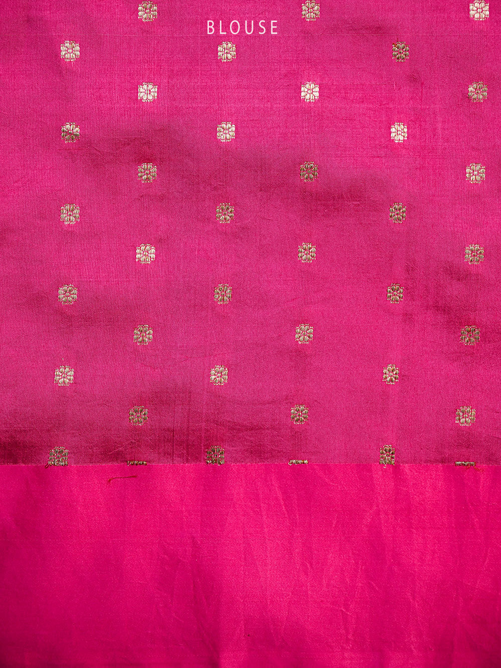 Magenta Booti Katan Silk Handloom Banarasi Saree