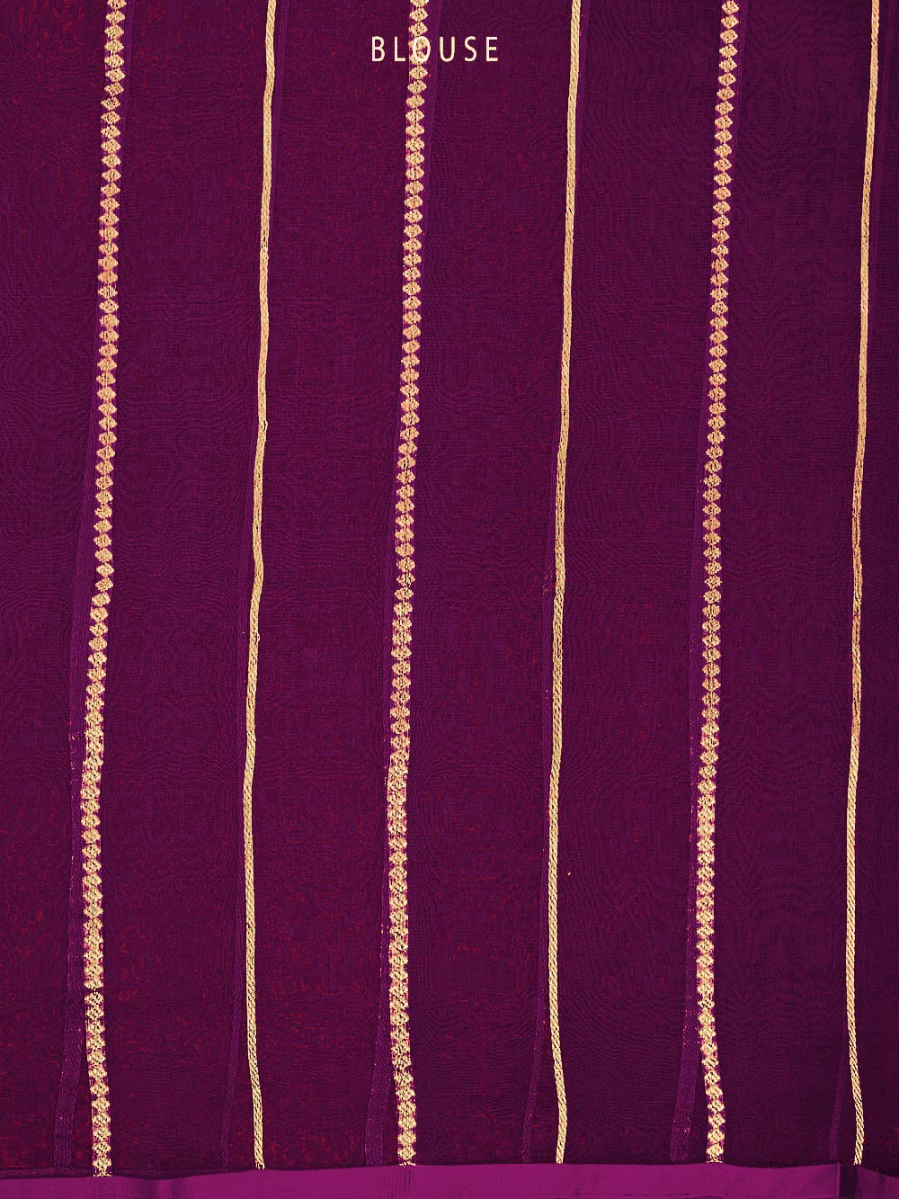 Dark Magenta Boota Pure Organza Silk Handloom Banarasi Saree - Sacred Weaves