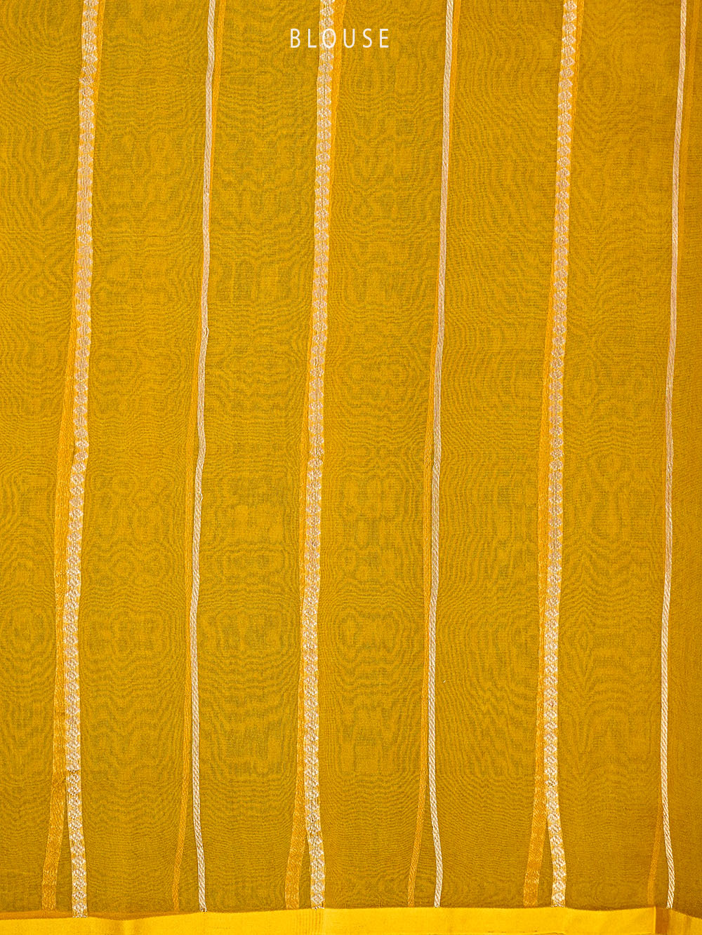 Mustard Boota Pure Organza Silk Handloom Banarasi Saree