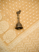 Pastel Orange Zari Cotton Saree - Sacred Weaves