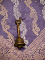 Pastel Purple Satin Sona Roopa Jaal Handloom Banarasi Saree - Sacred Weaves
