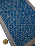 Midnight Blue Booti Crepe Silk Handloom Banarasi Suit - Sacred Weaves
