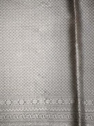Grey Tissue Brocade Handloom Banarasi Saree - Sacred Weaves