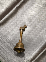 Grey Tissue Brocade Handloom Banarasi Saree - Sacred Weaves