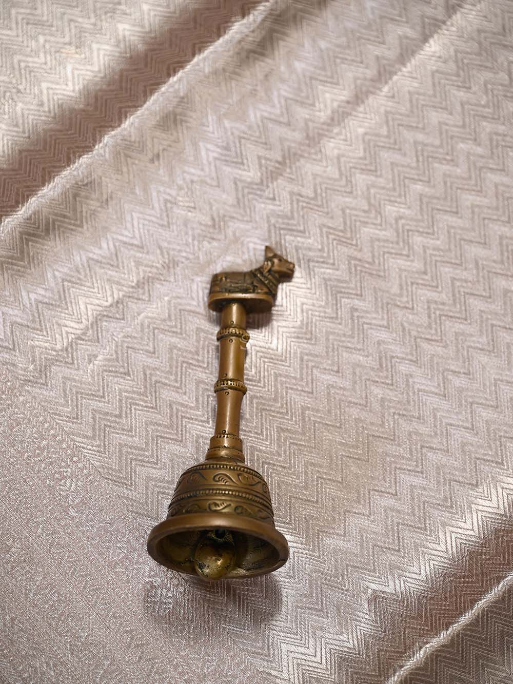 Pastel Pink Tissue Brocade Handloom Banarasi Saree - Sacred Weaves