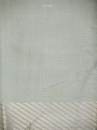 Sea Green Silk Tissue Brocade Handloom Banarasi Saree - Sacred Weaves