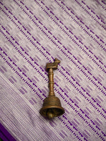 Purple Silk Brocade Handloom Banarasi Saree - Sacred Weaves