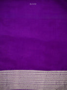 Purple Silk Brocade Handloom Banarasi Saree - Sacred Weaves
