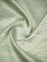 Sea Green Silk Brocade Handloom Banarasi Saree - Sacred Weaves