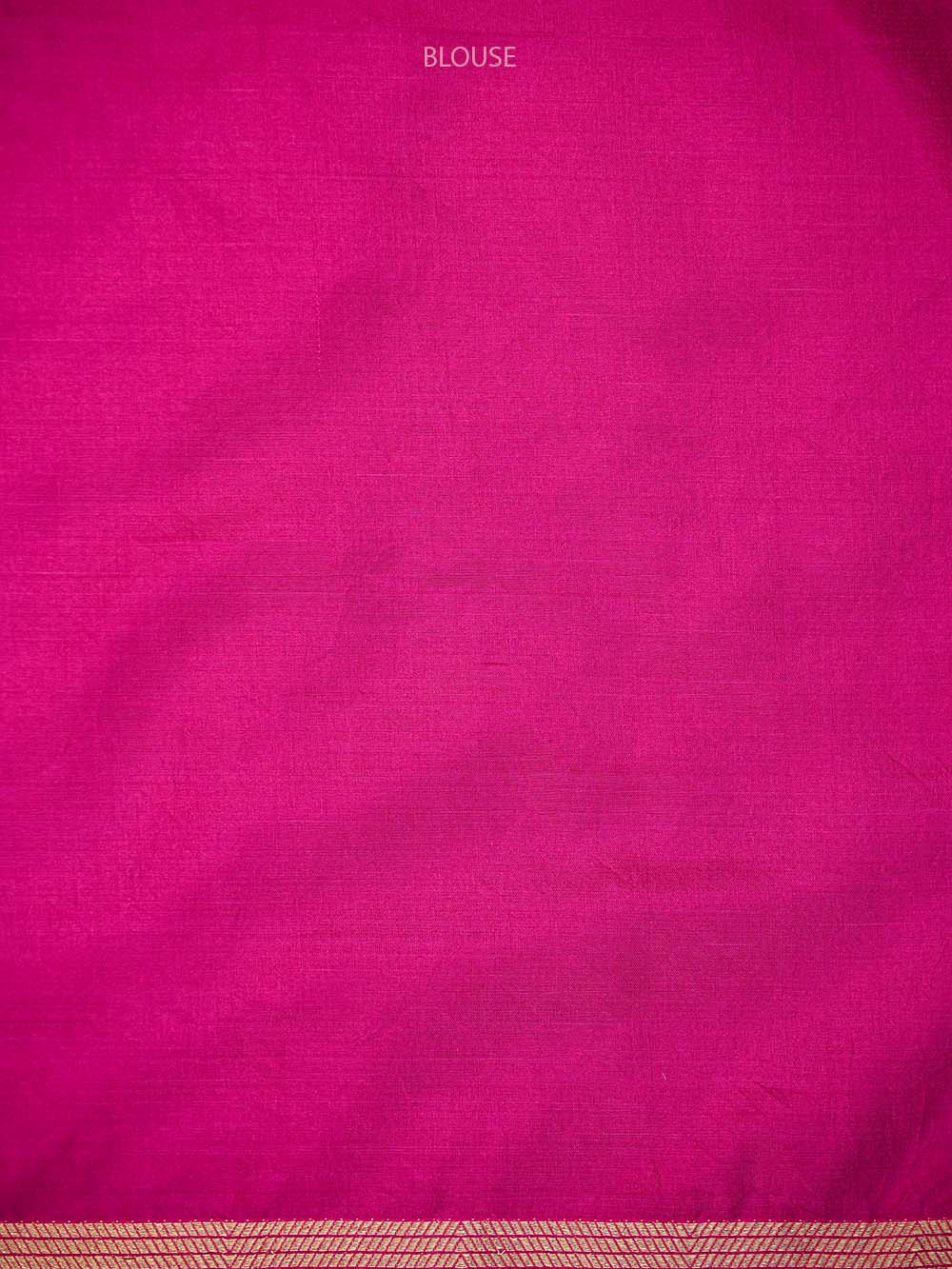 Magenta Silk Shikargah Brocade Handloom Banarasi Saree - Sacred Weaves