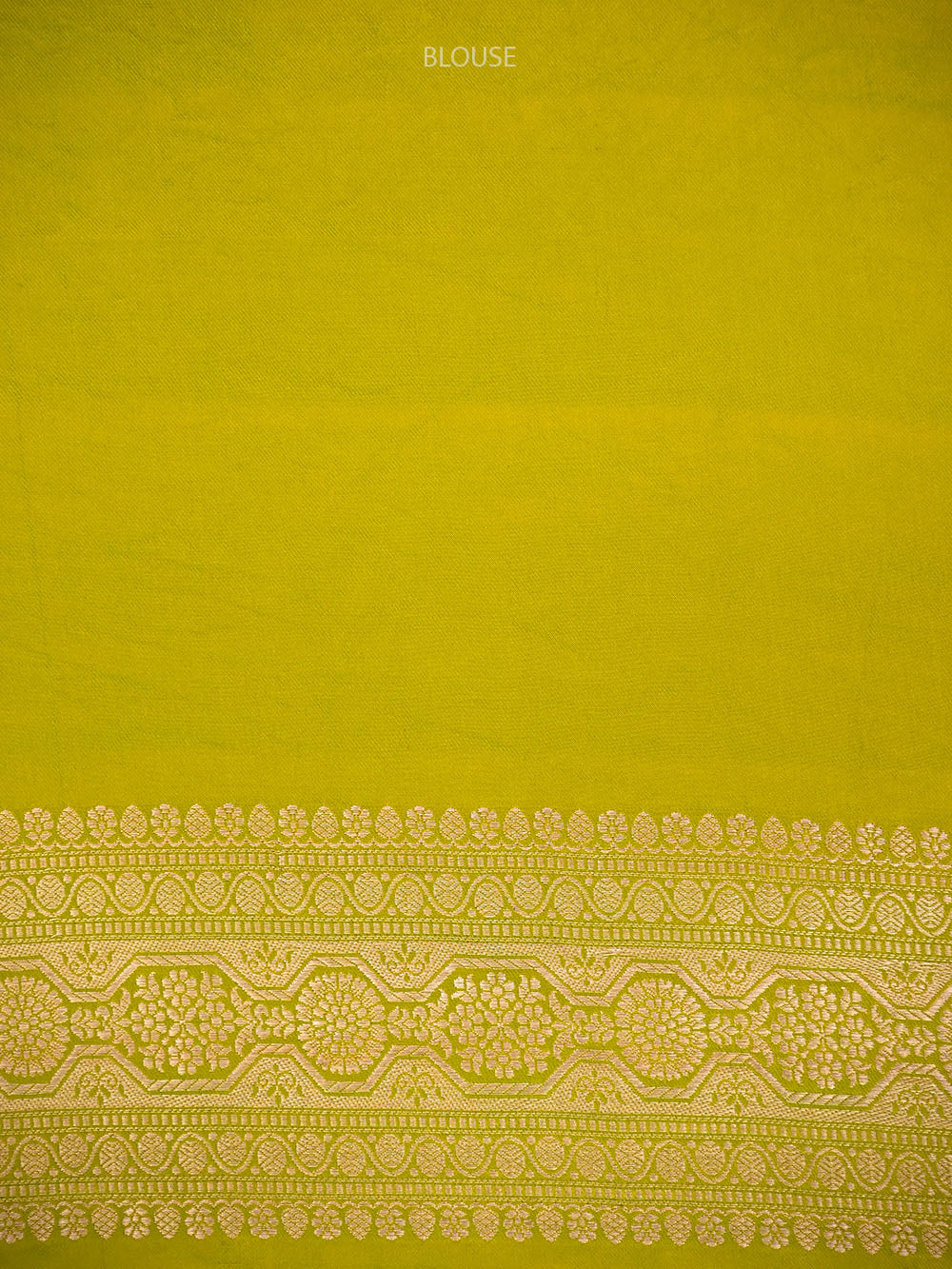 Lime Yellow Sona Roopa Booti Satin Silk Handloom Banarasi Saree - Sacred Weaves