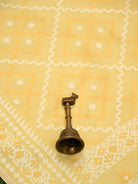 Yellow Booti Cotton Silk Handloom Banarasi Suit - Sacred Weaves