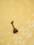 Yellow Booti Cotton Silk Handloom Banarasi Suit - Sacred Weaves