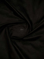 Black Brocade Katan Silk Handloom Banarasi Suit - Sacred Weaves