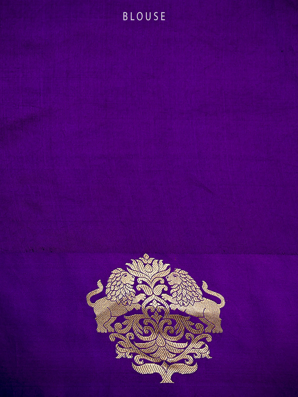 Purple Booti Katan Silk Handloom Banarasi Saree