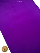 Purple Booti Crepe Silk Handloom Banarasi Suit - Sacred Weaves