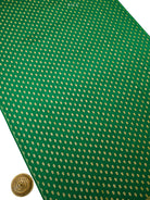 Bottle Green Booti Crepe Silk Handloom Banarasi Suit