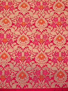 Magenta Silk Handloom Banarasi Lehenga - Sacred Weaves