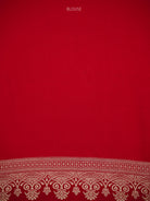 Red Sona Roopa Zari Boota Satin Silk Handloom Banarasi Saree - Sacred Weaves