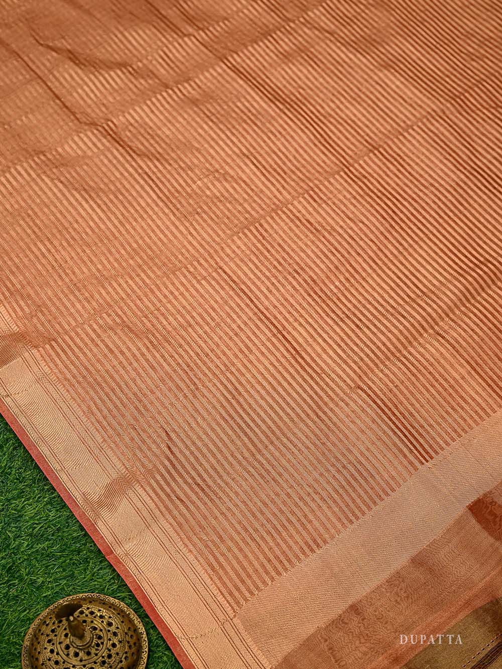 Red Booti Katan Silk Handloom Banarasi Suit