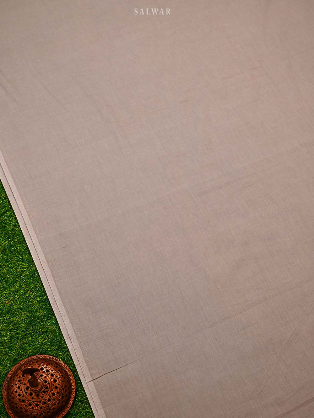 Off White Booti Cotton Silk Handloom Banarasi Suit - Sacred Weaves