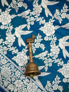 Blue Green Booti Katan Silk Handloom Banarasi Suit - Sacred Weaves