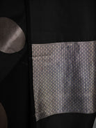 Black Boota Pure Silk Handloom Banarasi Saree - Sacred Weaves