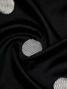 Black Boota Katan Silk Handloom Banarasi Saree - Sacred Weaves