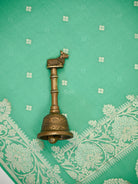 Sea Green Jaal Crepe Silk Handloom Banarasi Suit - Sacred Weaves
