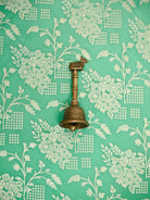 Sea Green Jaal Crepe Silk Handloom Banarasi Suit - Sacred Weaves