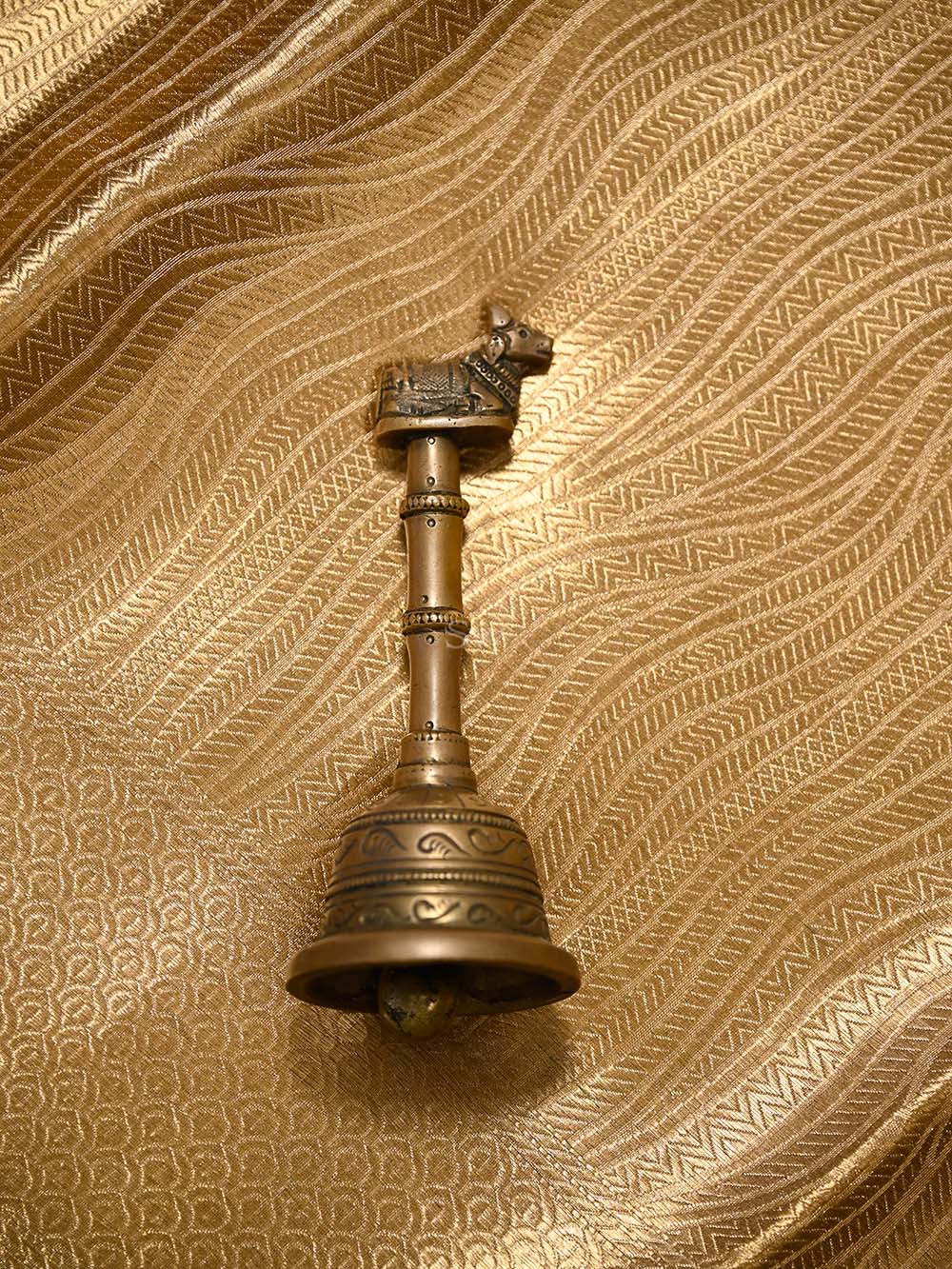 Golden Tissue Brocade Handloom Banarasi Saree - Sacred Weaves