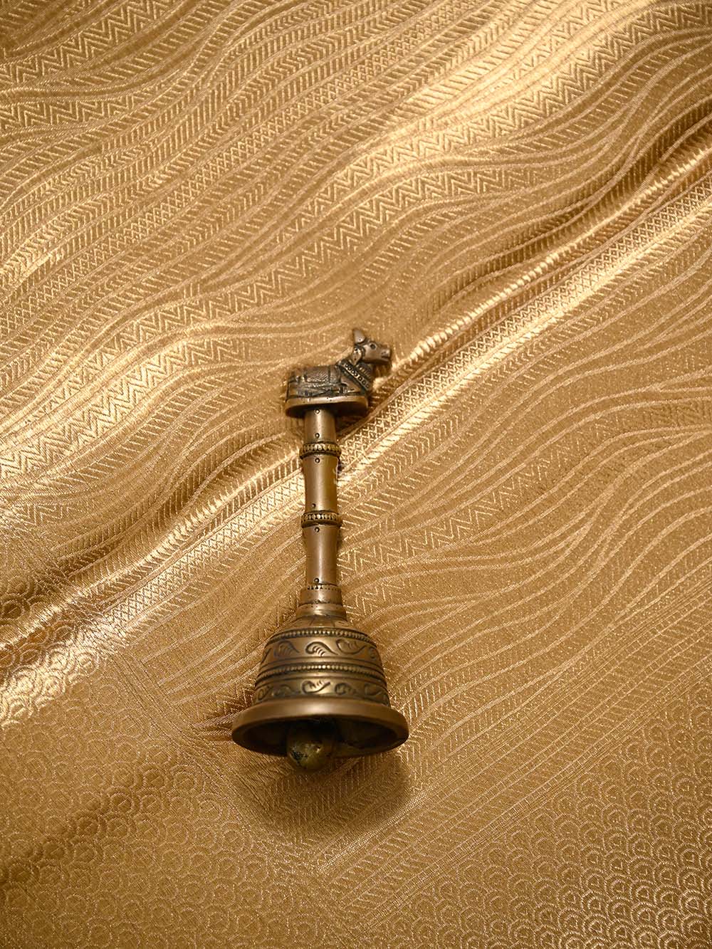 Golden Tissue Brocade Handloom Banarasi Saree - Sacred Weaves