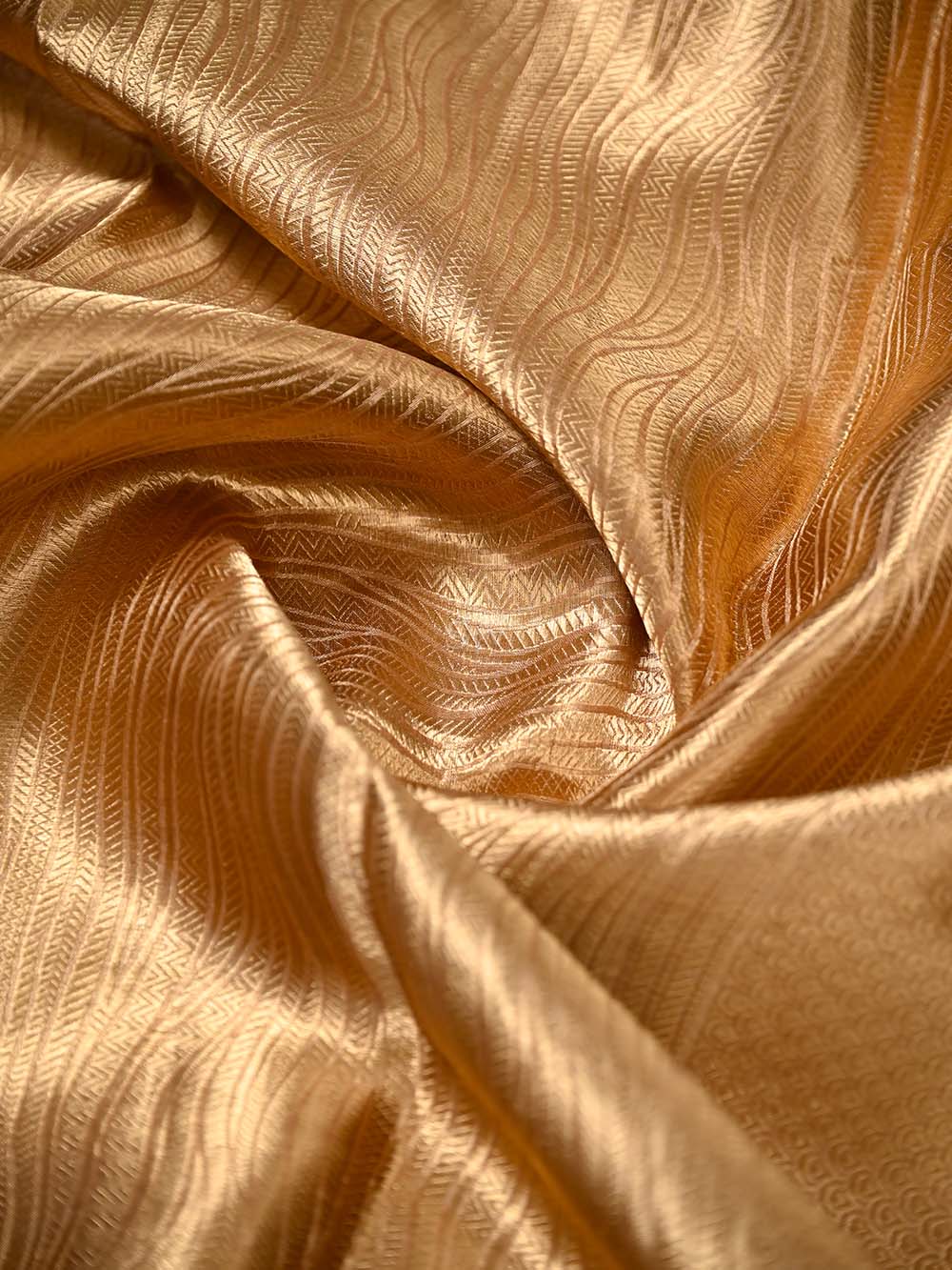 Pastel Pink Tissue Brocade Handloom Banarasi Saree - Sacred Weaves