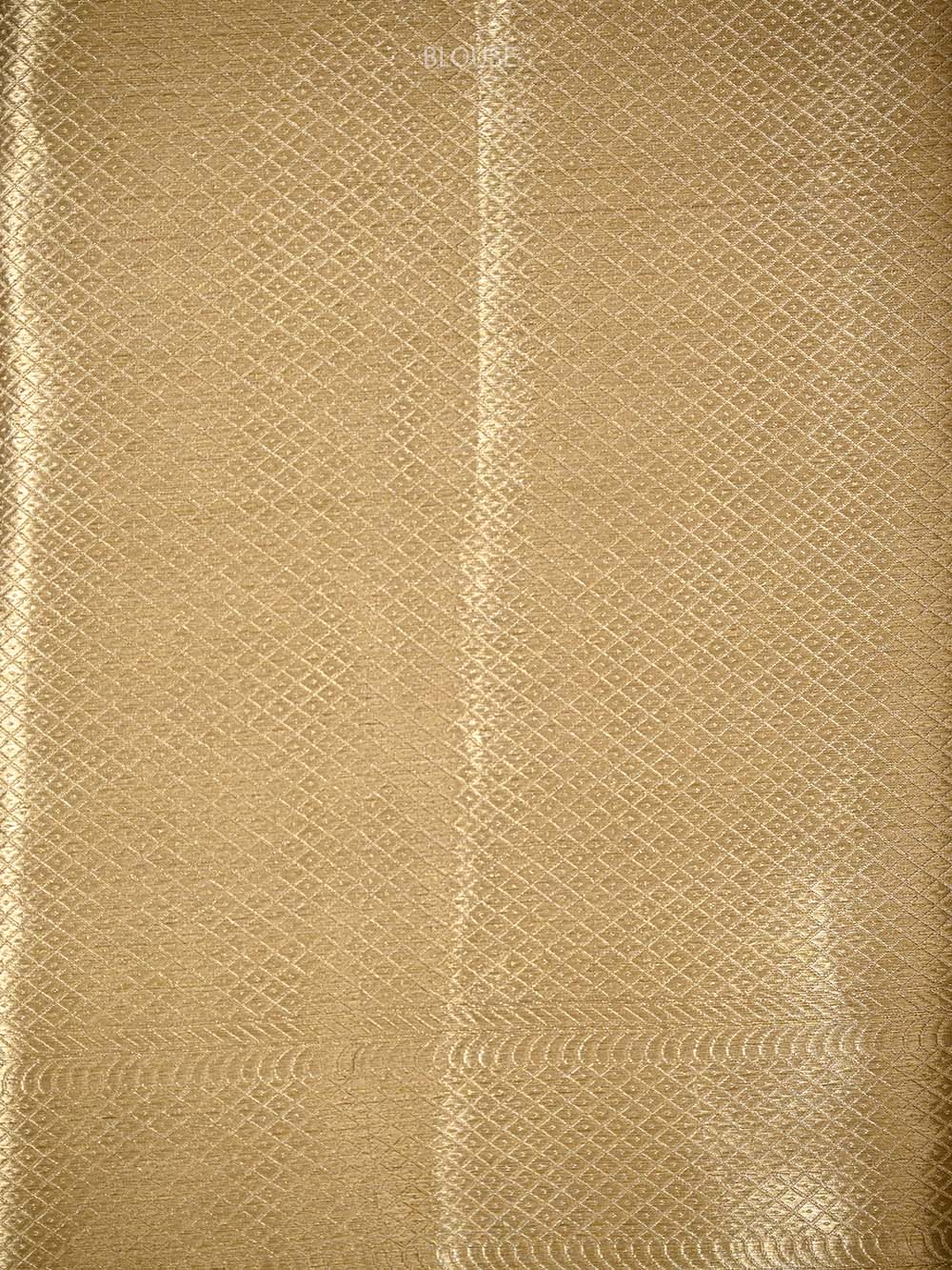 Beige Tissue Brocade Handloom Banarasi Saree - Sacred Weaves