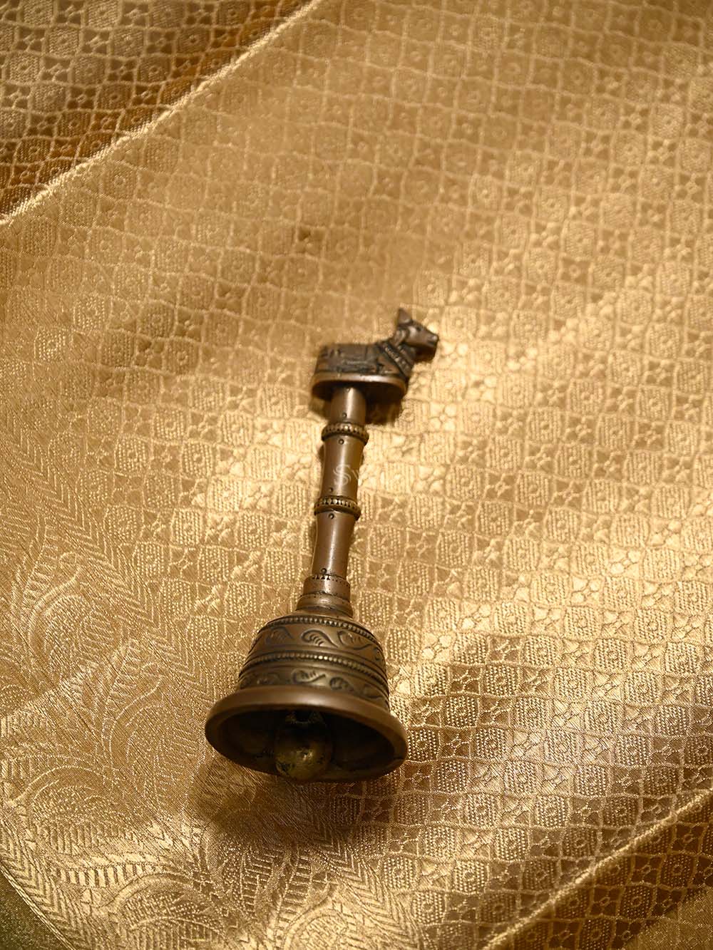 Beige Tissue Brocade Handloom Banarasi Saree - Sacred Weaves