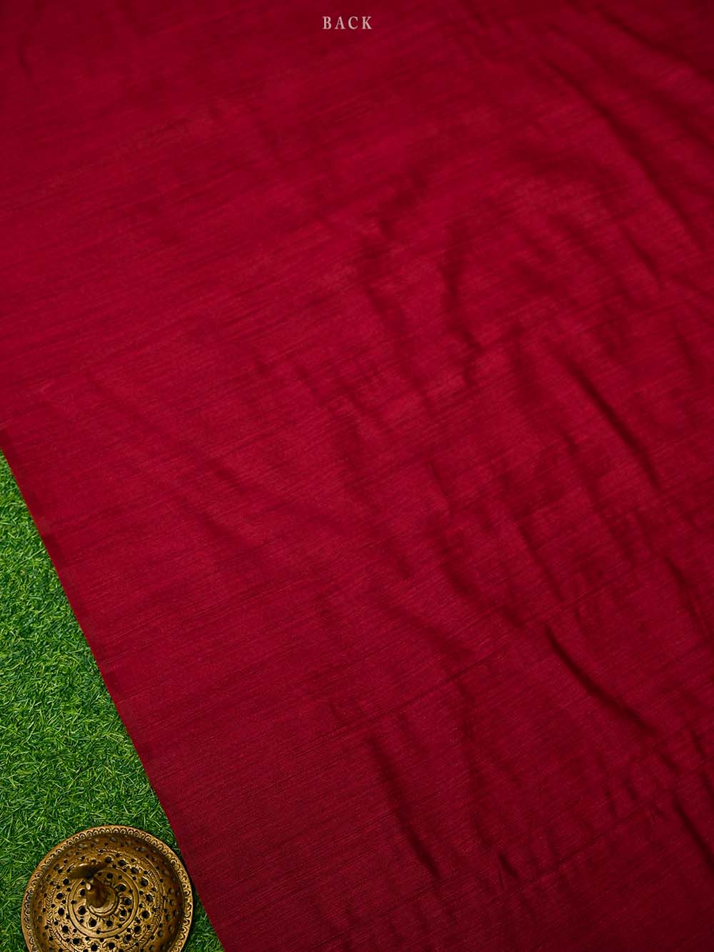 Maroon Moonga Tussar Silk Handloom Banarasi Suit - Sacred Weaves