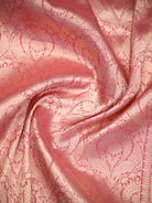Pastel Pink Silk Brocade Handloom Banarasi Saree - Sacred Weaves