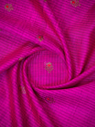 Dark Magenta Booti Dupion Silk Handloom Banarasi Suit - Sacred Weaves