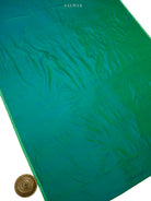 Green Blue Booti Katan Silk Handloom Banarasi Suit - Sacred Weaves