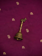 Wine Booti Katan Silk Handloom Banarasi Suit - Sacred Weaves