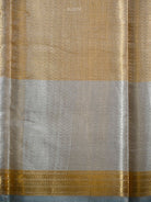 Pastel Sky-blue Tissue Brocade Handloom Banarasi Saree - Sacred Weaves