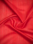 Red Cotton Silk Banarasi Saree - Sacred Weaves