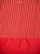 Red Cotton Silk Banarasi Saree - Sacred Weaves