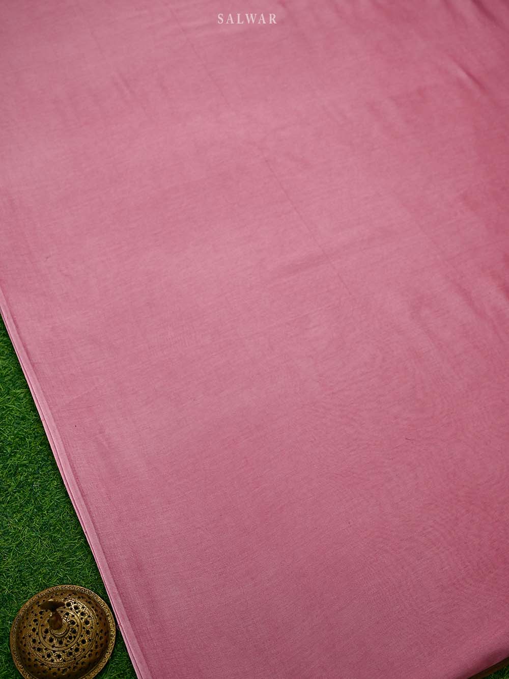 Pink Booti Cotton Silk Handloom Banarasi Suit - Sacred Weaves