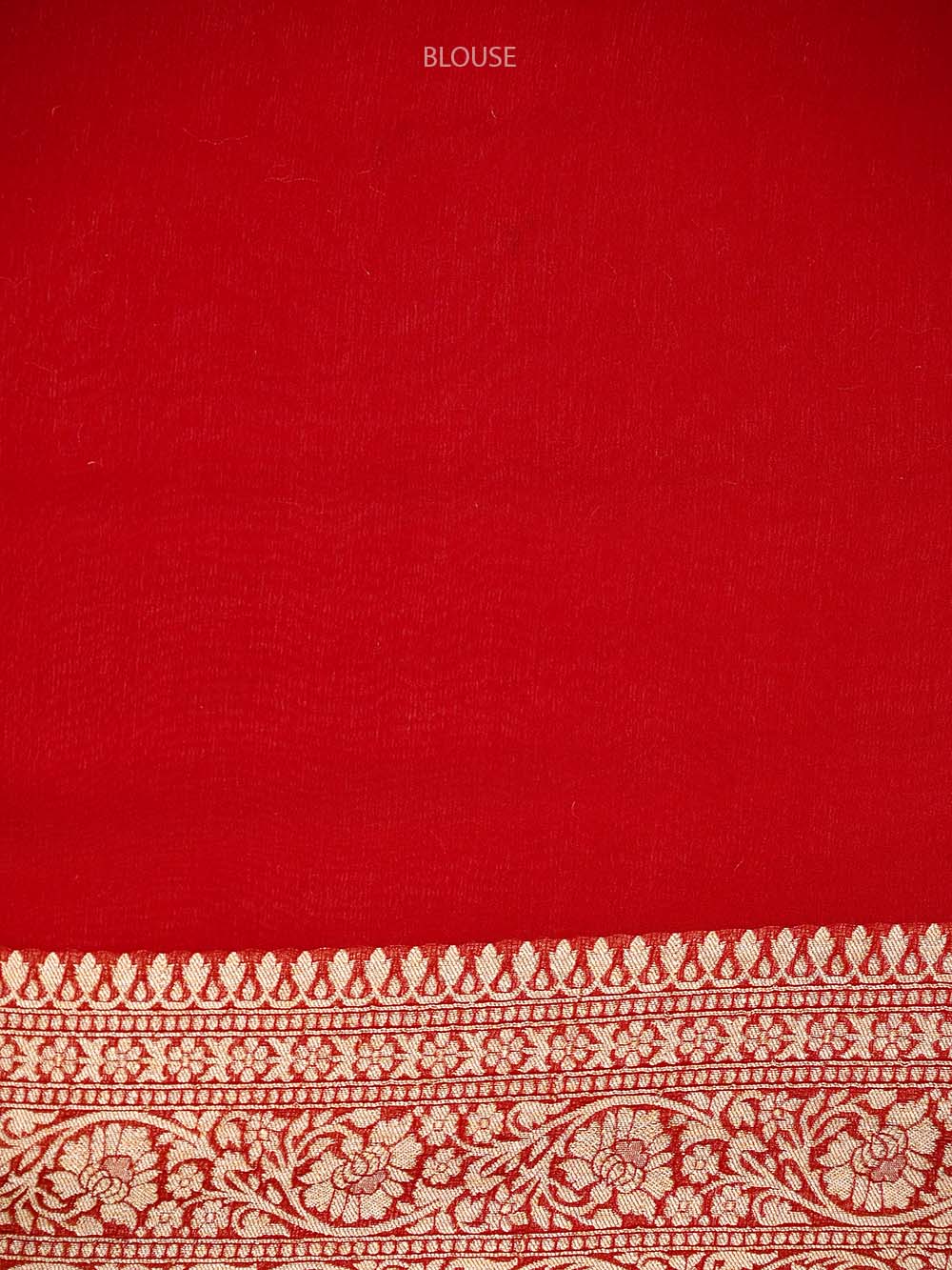 Cream Jaal Khaddi Georgette Handloom Banarasi Saree - Sacred Weaves
