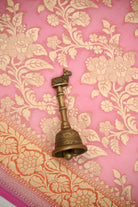 Pink Booti Khaddi Georgette Handloom Banarasi Suit - Sacred Weaves